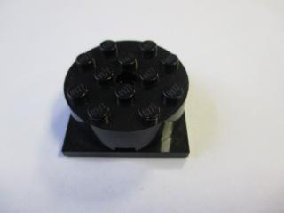 Lego Točna 4 × 4 × 1 1/3 zamykací polohy černá