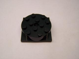 Lego Točna 4 × 4 čtyřhraná základna s vrchem černá