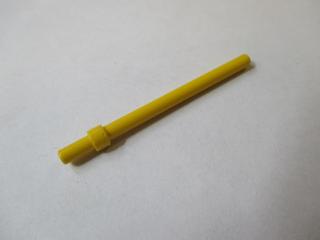 Lego Tyč 6L s dorazovým kroužkem žlutá