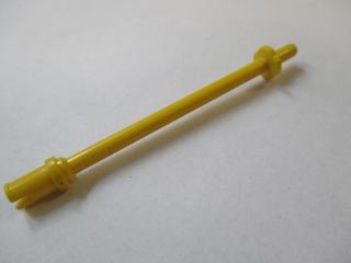 Lego Tyč 8L s dorazovým kroužkem a nopem žlutá
