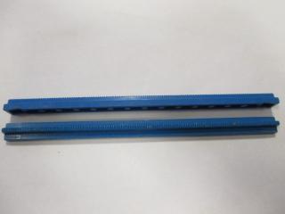 Lego Vlaková kolej zužená kolejnice rovná 16L modrá