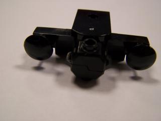 Lego Vlakový nárazník s zapoudřeným magnetem (Typ 2) černá