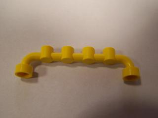 Lego Zábradlí 1 × 6 zavřené nopy žlutá