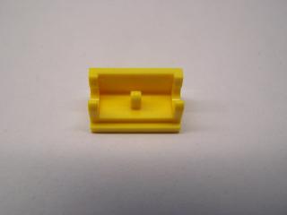 Lego Závěs brick 1 × 2 základna spodní díl žlutá