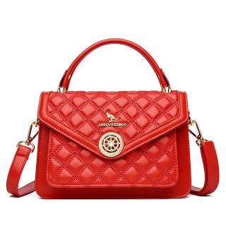 Dámská luxusní crossbody kabelka Italy Barva: Červená