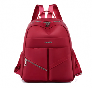 Dámský cestovní batoh s praktickými kapsami Barva: Červená