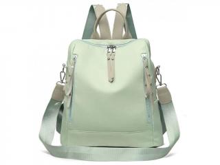 Dámský městský nylonový batoh 2v1 Barva: Zelená