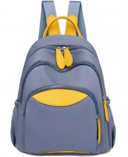Dámský žlutý stylový batoh Barva: Modrá