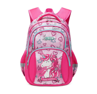 Dívčí školní batoh Mořská panna Barva: Růžová