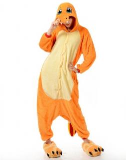 Kigurumi overal Charmander Barva: Žlutá, Velikost: L 170 - 180 cm