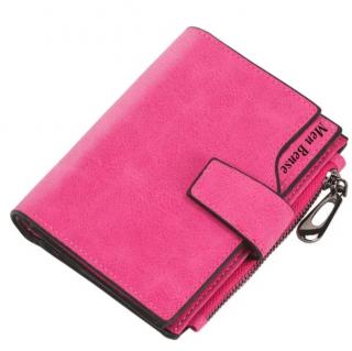 Malá elegantní dámská peněženka Barva: Tmavě růžová