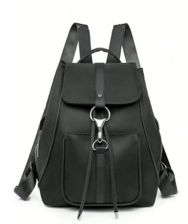 Nylonový dámský batoh Barva: Černá