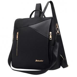 Originální dámský kabelko-batoh 2v1 Barva: Černá