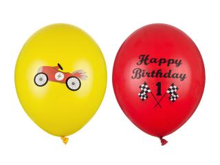 Balónek Happy Birthday Auto