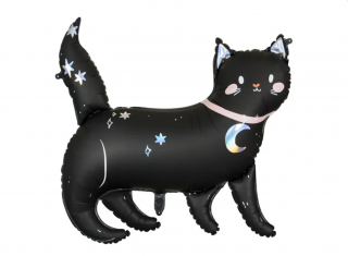 Fóliový balónek Černá kočka
