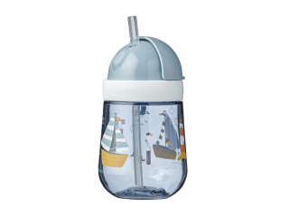 Láhev S BRČKEM 300 ML 9M+ námořnický záliv - Little Dutch