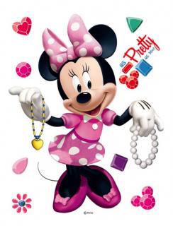 AG Design AGF00857 Samolepící dekorace - Disney Mickey Mouse, Minnie, DK857 (65 x 85 cm)