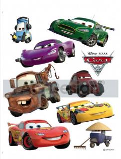 AG DESIGN GROUP Maxi nálepka na zeď Cars a přátelé AGFD0887 65x85 cm