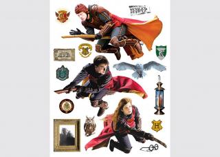 AG Design Maxi nálepka na zeď Harry Potter Hermiona a Harry  PVC, 65x85 cm