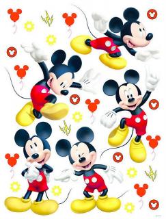 AG Design Maxi nálepka na zeď Mickey PVC, 65x85 cm