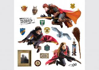 AG Design Samolepky na zeď Harry Potter Znaky 30x30 cm