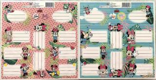BENIAMIN Samolepící jmenovky Minnie Mouse 20 ks