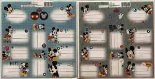 BENIAMIN Samolepící jmenovky na sešity Mickey Mouse 20 ks