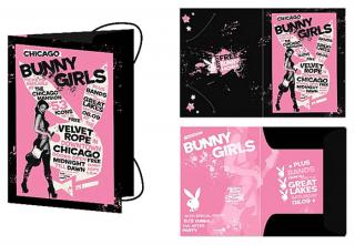 BLUEPRINT Desky na dokumenty Playboy A4 Black and Raspberry