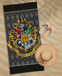 DETEXPOL Osuška Harry Potter black Bavlna - Froté 70/140 cm