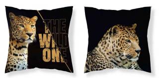 DETEXPOL Povlak na polštářek Leopard micro 100% Polyester 40/40 cm