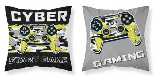 DETEXPOL Povlak na polštářek Start Game micro 100% Polyester 40/40 cm