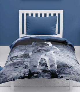 DETEXPOL Přehoz na postel Kosmonaut 100% Polyester 170/210 cm