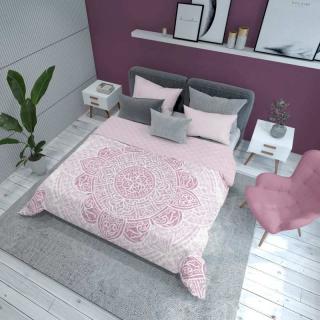 DETEXPOL Přehoz na postel Mandala rosé  Polyester, 170/210 cm