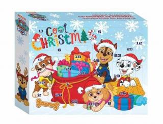 EUROSWAN Adventní kalendář Paw Patrol Vánoce 37x30x4 cm