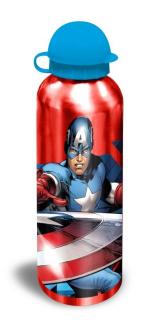 EUROSWAN ALU láhev Avengers Kapitán Amerika hliník, plast 500 ml