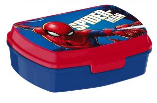 EUROSWAN Box na svačinu Spiderman blue plast 16x11x6 cm