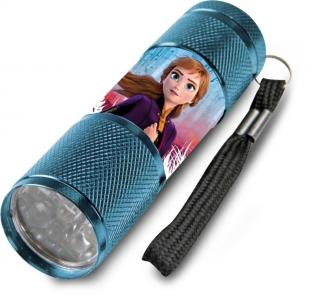 EUROSWAN Dětská hliníková LED baterka Ledové Království Anna