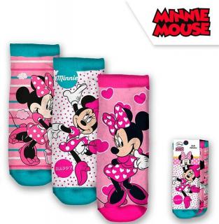 EUROSWAN Kotníčkové ponožky 3v1 Minnie