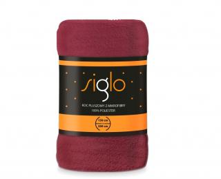 FARO Deka mikroplyš super soft bordo Polyester 150/200 cm