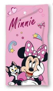 FARO Osuška Minnie růžová 100% Bavlna - Froté, 70/140 cm
