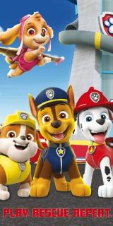 FARO Osuška Paw Patrol Rescue bavlna - froté 70/140 cm