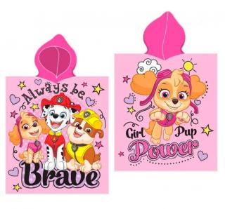 FARO Pončo Paw Patrol brave 100% Bavlna - Froté 55/110 cm
