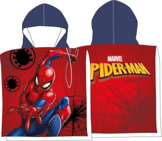 FARO Pončo Spiderman red 100% Bavlna - Froté 55/110 cm