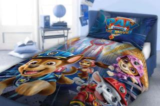 FARO Povlečení do postýlky Paw Patrol Movie jump  Bavlna, 100/135, 40/60 cm