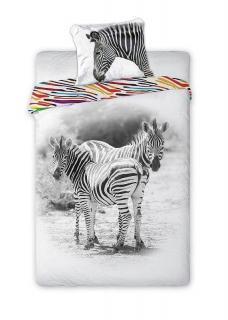 FARO Povlečení Zebra 140x200, 70x90 cm