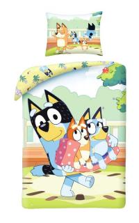 HALANTEX Povlečení Bluey 100% bavlna 140/200, 70/90 cm