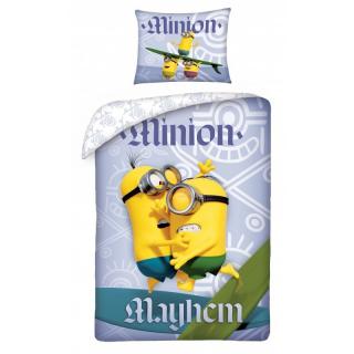 HALANTEX Povlečení Mimoni Mayhem  Bavlna, 140/200, 70/90 cm