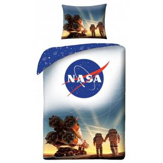 HALANTEX Povlečení NASA raketa Bavlna 140/200, 70/90 cm