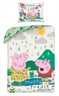 HALANTEX Povlečení Peppa Pig playtime bavlna 140/200, 70/90 cm