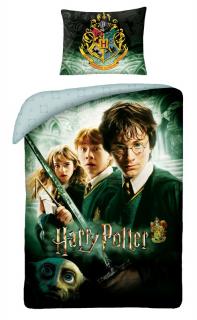 HALANTEX Povlečení Premium Harry Potter Bavlna 140/200, 70/90 cm